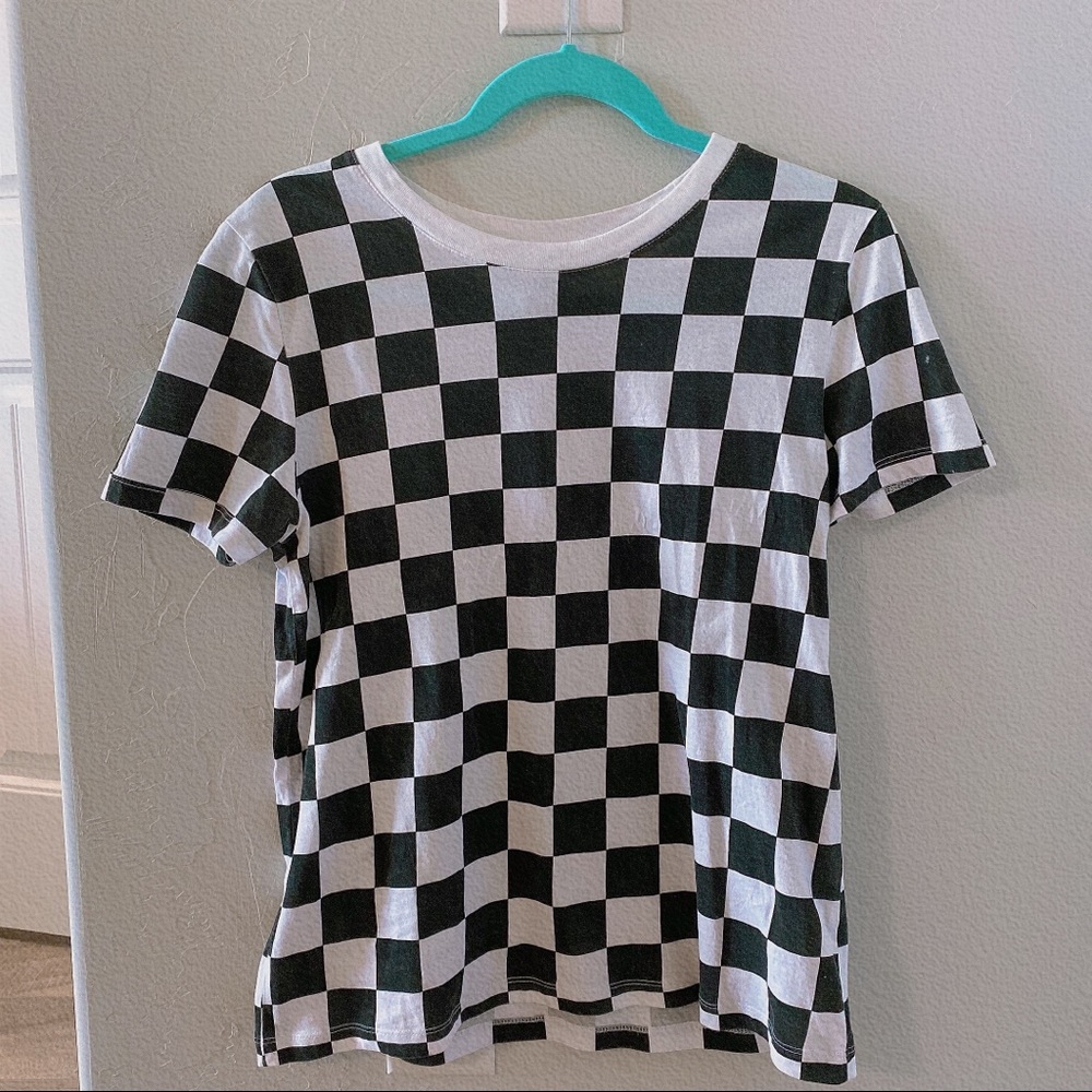 Checker tee
